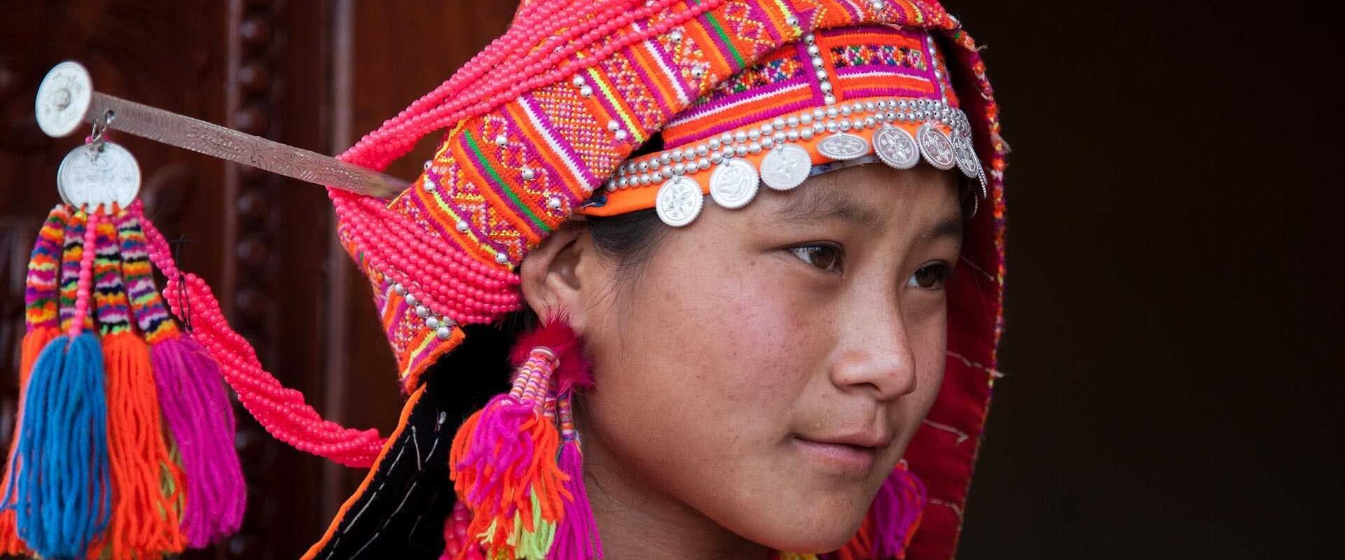 Ethnic girl in Muang La, Laos